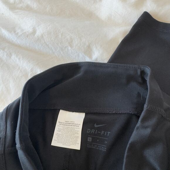 Nike Nsw Essential Mid-Rise Swoosh Leggings Black Size S - Picture 3 of 5